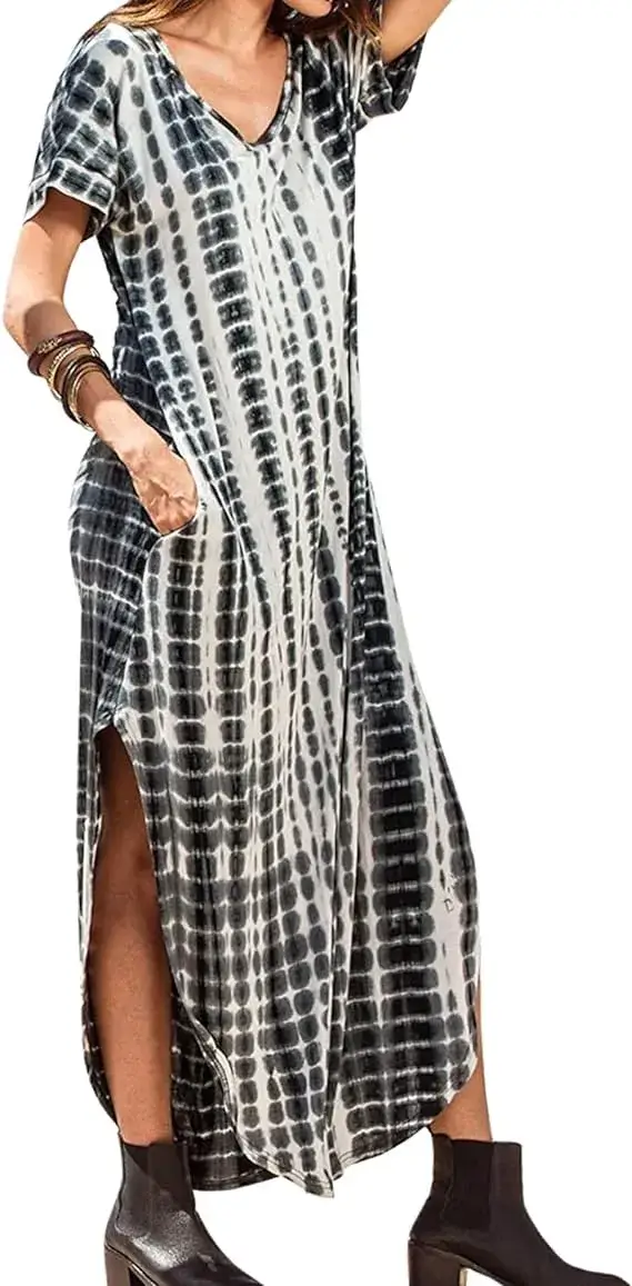 Buy Zilcremo's Split Boho Maxi Dress for Summer Bliss Online in USA - Amazon finds