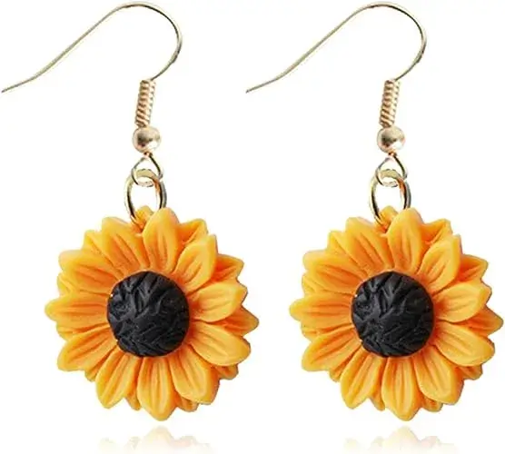 Buy Radiant Sunflower Earrings Online from Amazon USA