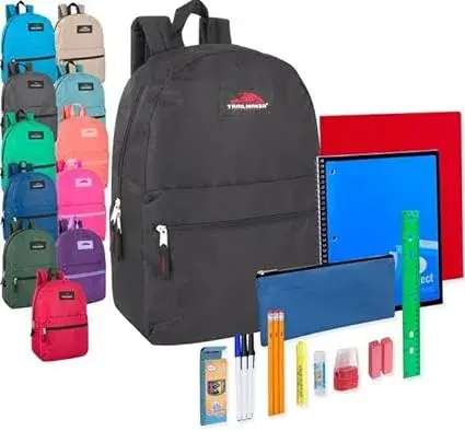 Buy 24 Pack Bulk Backpacks with School Supplies for Kids Online on Amazon in USA