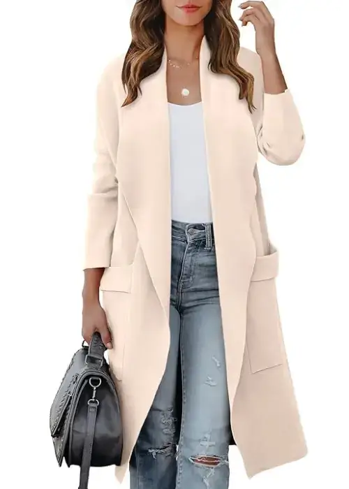 Buy ANRABESS Women's Long Cardigan Coat Online on Amazon USA