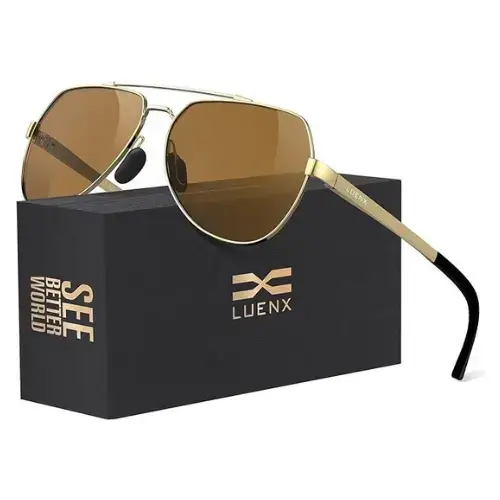 Buy LUENX Aviator Sunglasses for Men Online in USA - Amazon finds