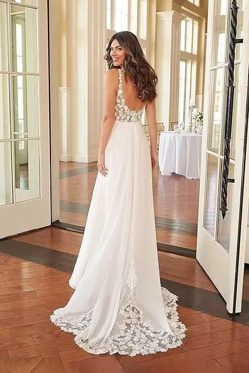Lace Beach Wedding Dresses for Bride 2024 Online in USA - Amazon finds