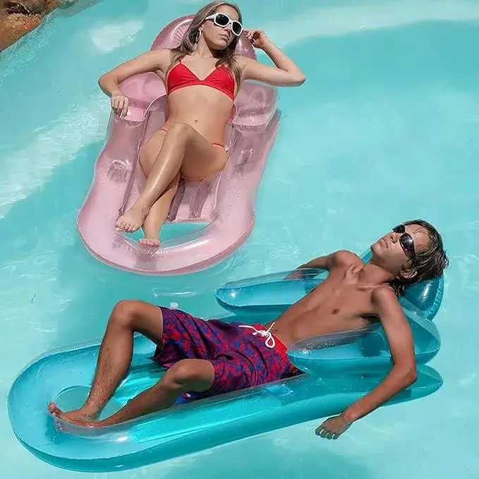 Buy 4E's Novelty 2-Pack Adult Size Pool Loungers with Cup Holders online on Amazon USA