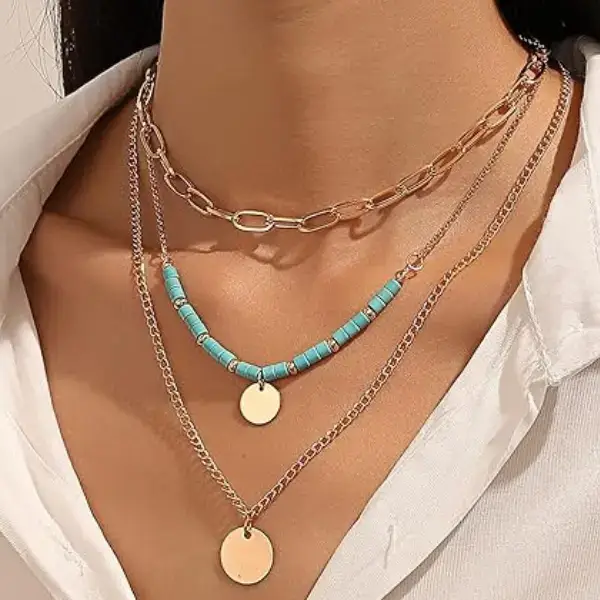 Buy Boho Shell Layered Necklace Online on Amazon USA