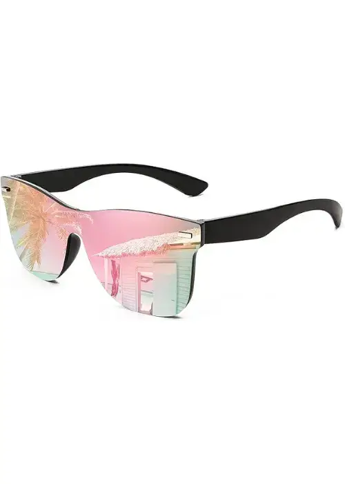 Buy FEISEDY Rimless Mirrored Sunglasses Online on Amazon USA