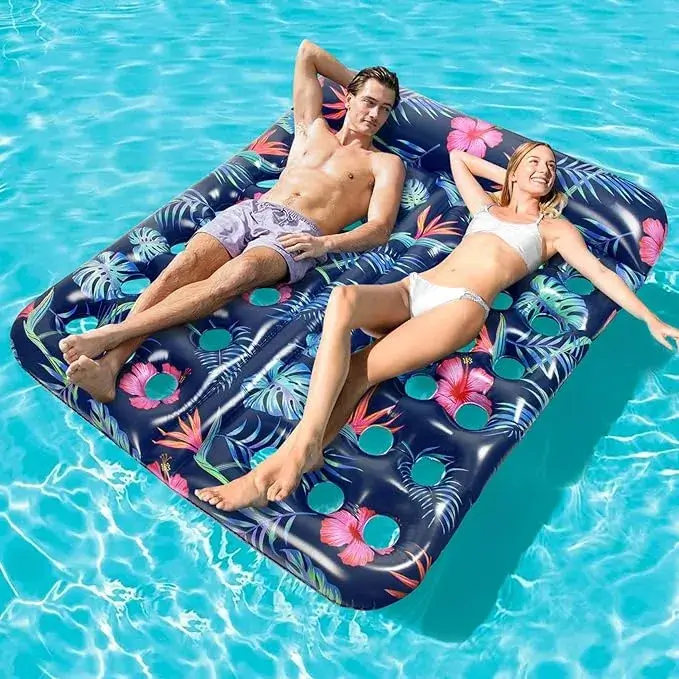 Buy Inflatable Pool Floats Raft, 72 x 60 Large Pool Floats Adult Size Online on Amazon