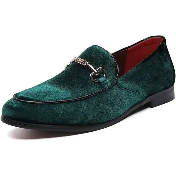 Buy Men's Luxury Velvet Penny Loafer Shoes Online on Amazon USA