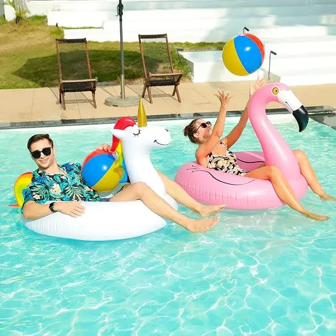 Buy Pool Floats - Flamingo and Unicorn Online on Amazon USA