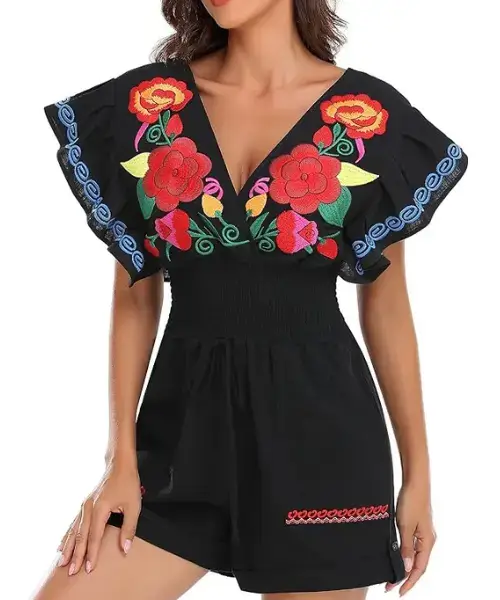 Butterfly Sleeve Jumpsuit Online in USA