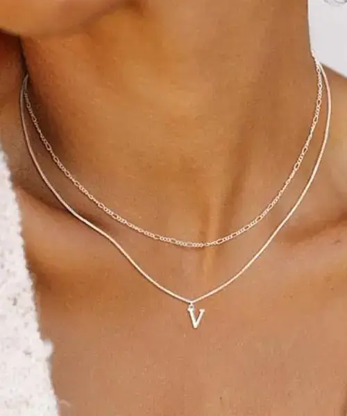 Buy MBW Silver Initial Necklaces for Women Online on Amazon in USA