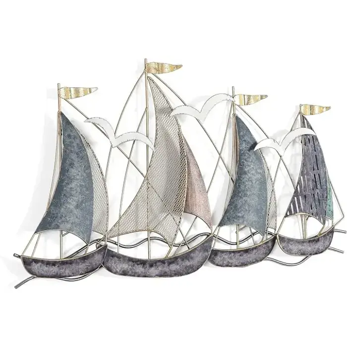 3D Metal Sailboat Wall Art Online on Amazon in USA