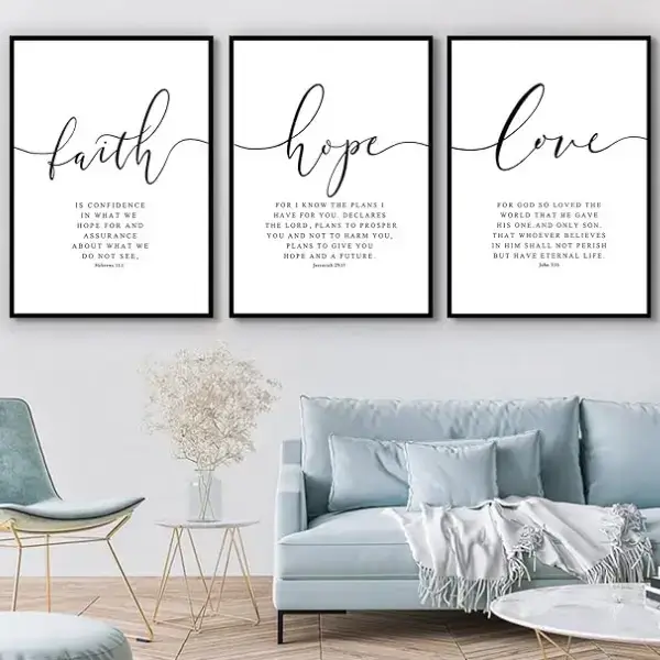 Inspiring Bible Verse Wall Art Set Online in USA on Amazon