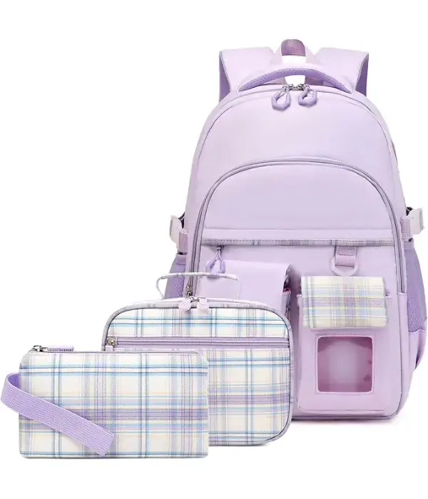 Soekidy 3-in-1 Girls Backpack Set with Fox Unicorn Design Online on Amazon in USA