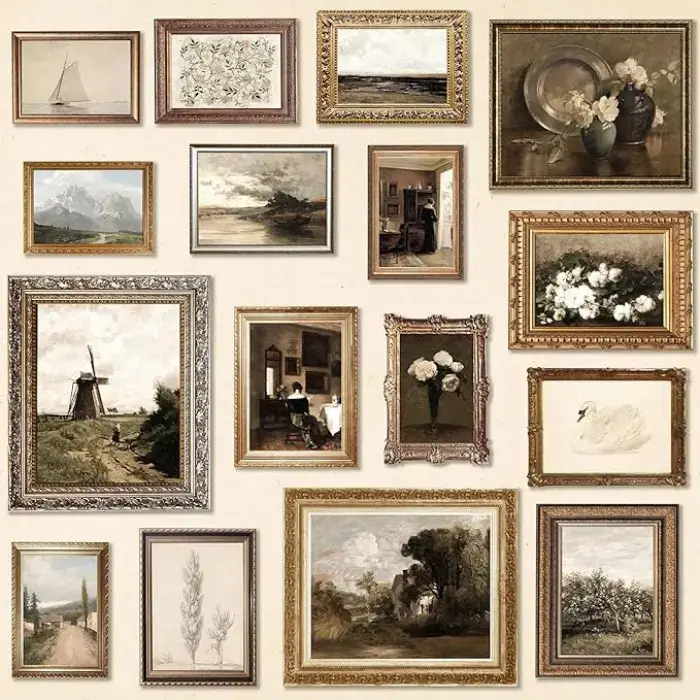 Vintage Wall Art Prints Set Online on Amazon in USA