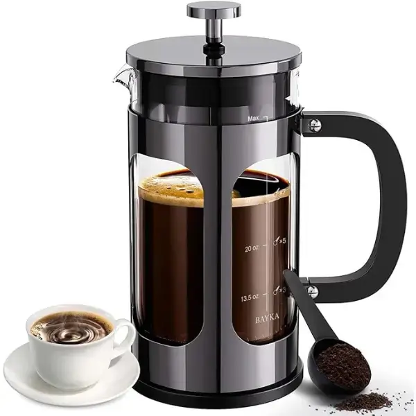 BAYKA 34 Ounce 1 Liter French Press Coffee Maker on Amazon USA