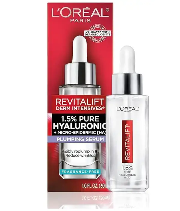 L'Oreal Paris Revitalift 1.5% Pure Hyaluronic Acid Serum Online on Amazon in USA