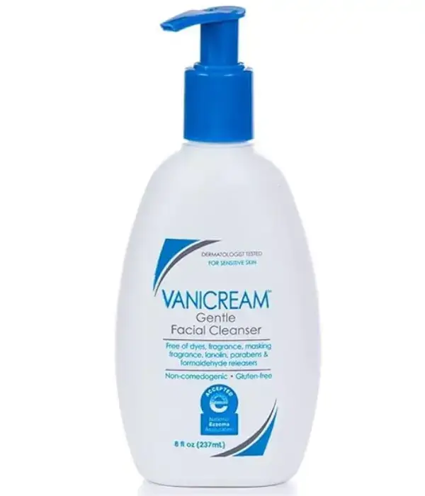 Pure & Gentle Vanicream Facial Cleanser with Pump Dispenser on Amazon USA